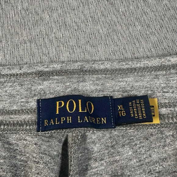 Polo Ralph Lauren Fleece Shorts Men's XL Grey Double Knit NWOT - Picture 3 of 9